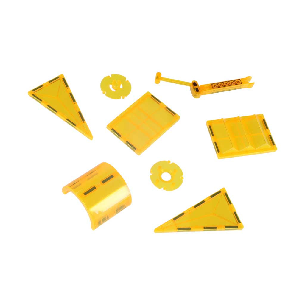 3D būvniecības magnētiskie ķieģeļi 50 elementi | EcoToys