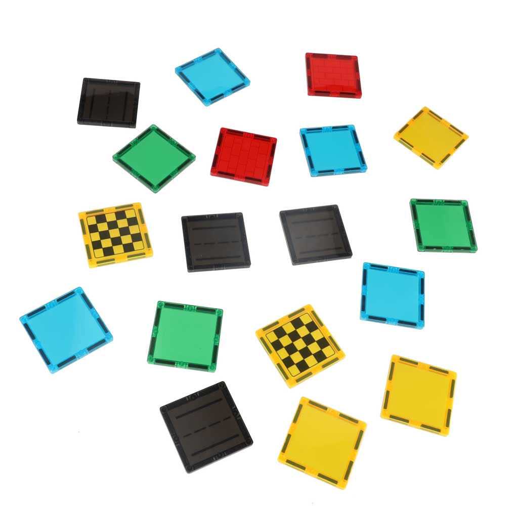 3D būvniecības magnētiskie ķieģeļi 50 elementi | EcoToys