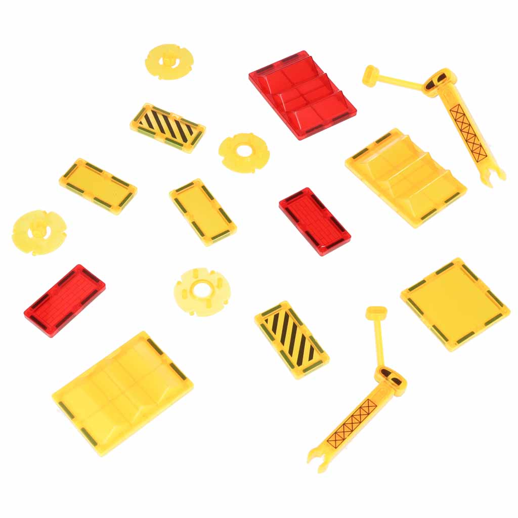 3D magnētiskie konstrukcijas klucīši, 90 elementu komplekts | EcoToys