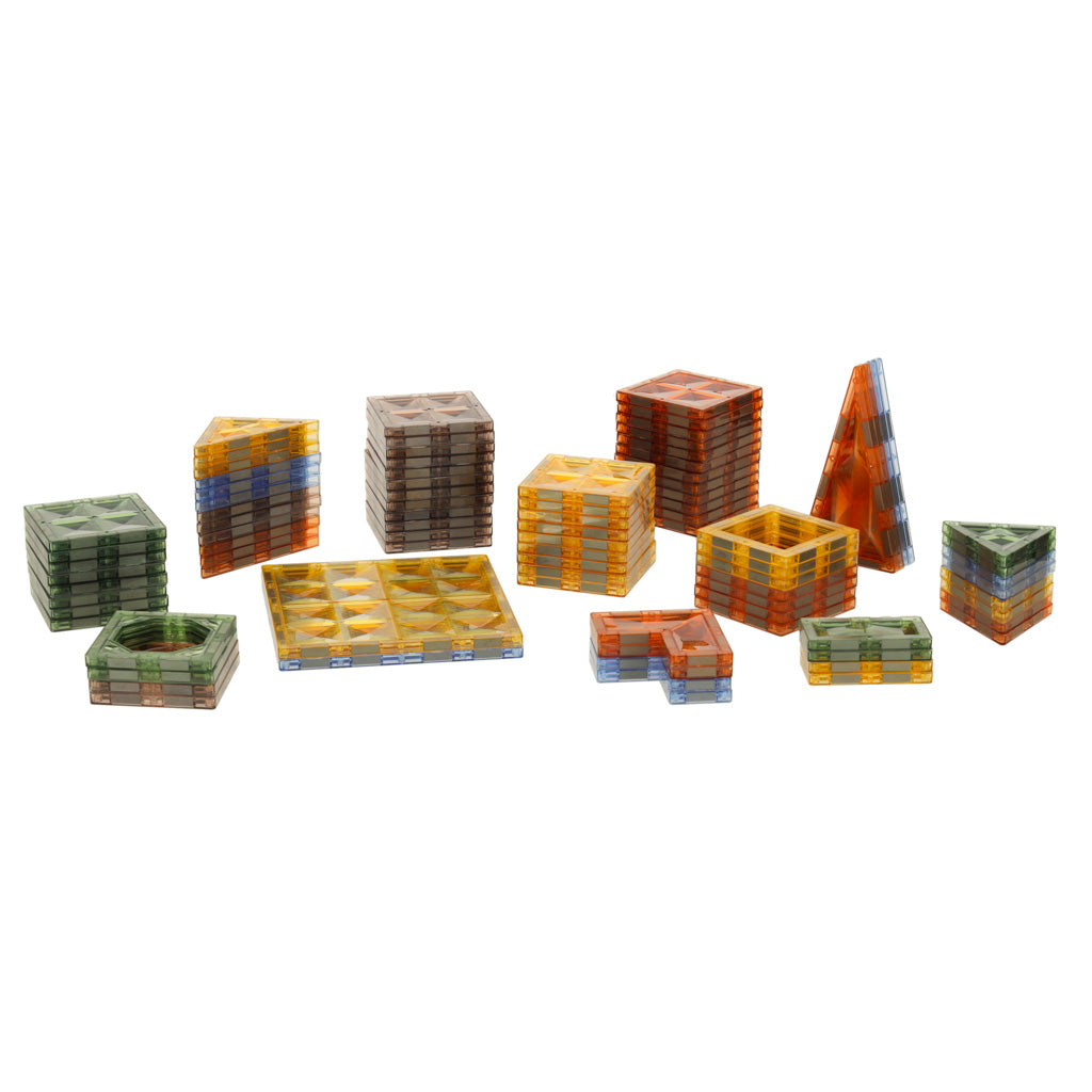 3D magnētiskais konstruktors ar gaismām “Dzīvnieku parks”, 124 el. | EcoToys