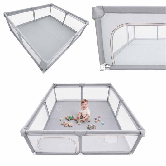 Saliekamais bērnu rotaļu laukums ar sausā baseina funkciju 150x200 cm | EcoToys