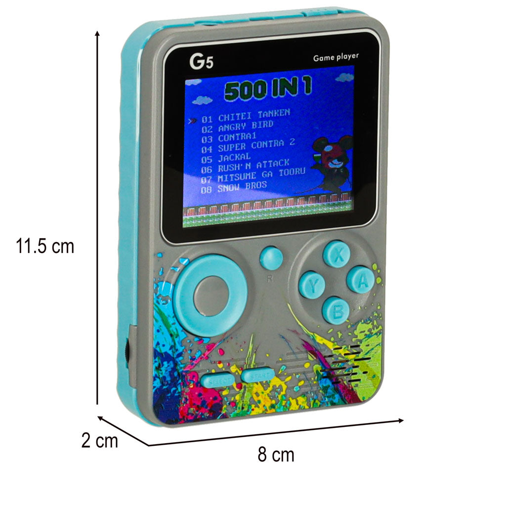 Retro mini portatīvā spēļu konsole | EcoToys