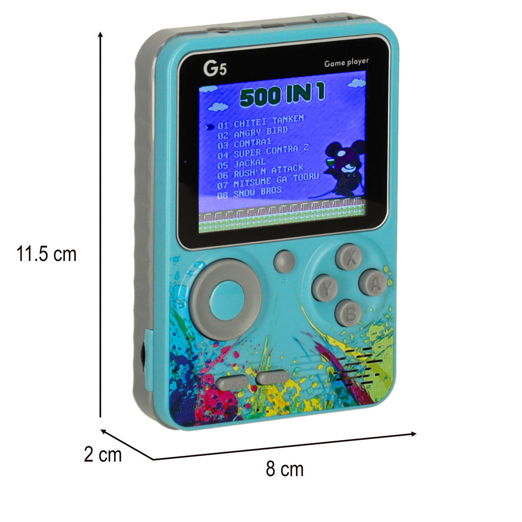 Retro mini portatīvā spēļu konsole | EcoToys