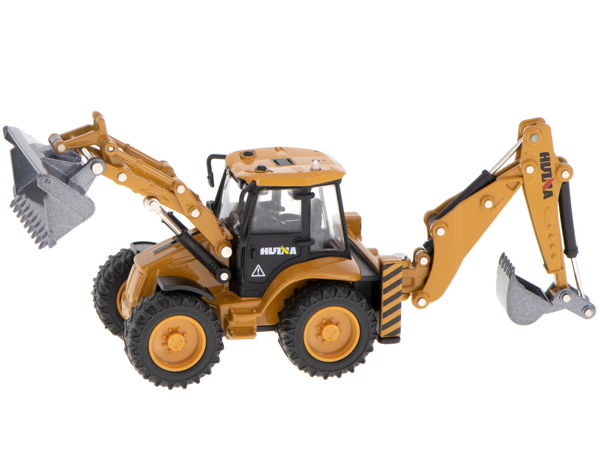Metāla ekskavators-iekrāvējs ar kausiem H-Toys 1704, mērogs 1:50 | EcoToys