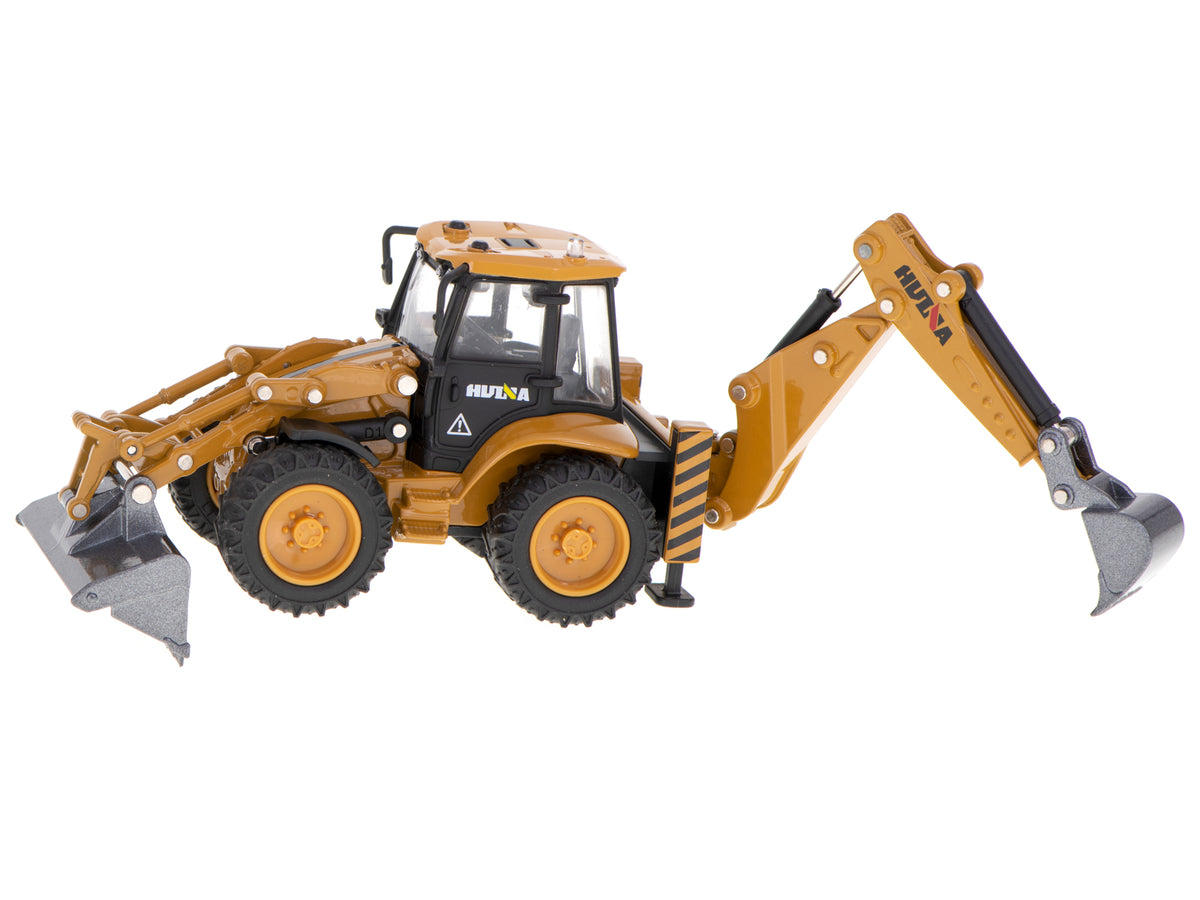 Metāla ekskavators-iekrāvējs ar kausiem H-Toys 1704, mērogs 1:50 | EcoToys