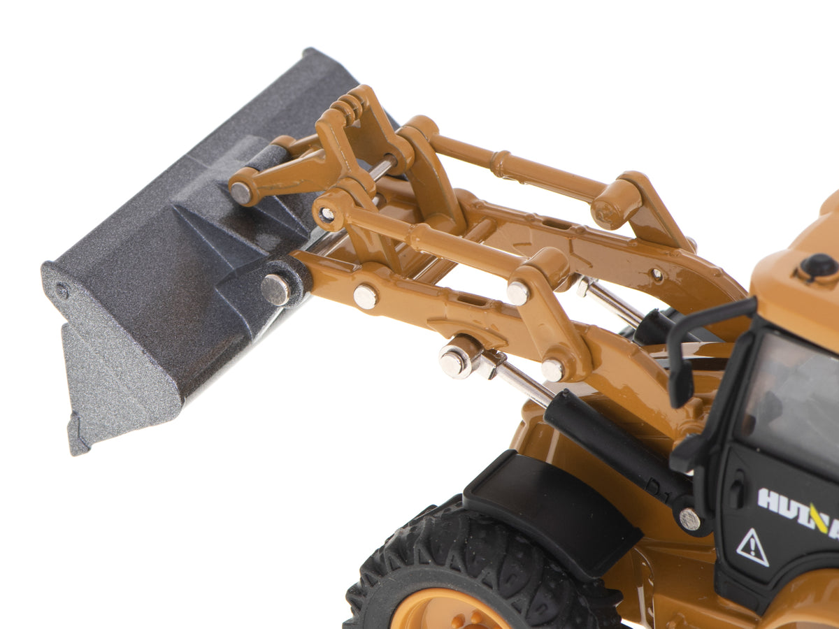 Metāla ekskavators-iekrāvējs ar kausiem H-Toys 1704, mērogs 1:50 | EcoToys