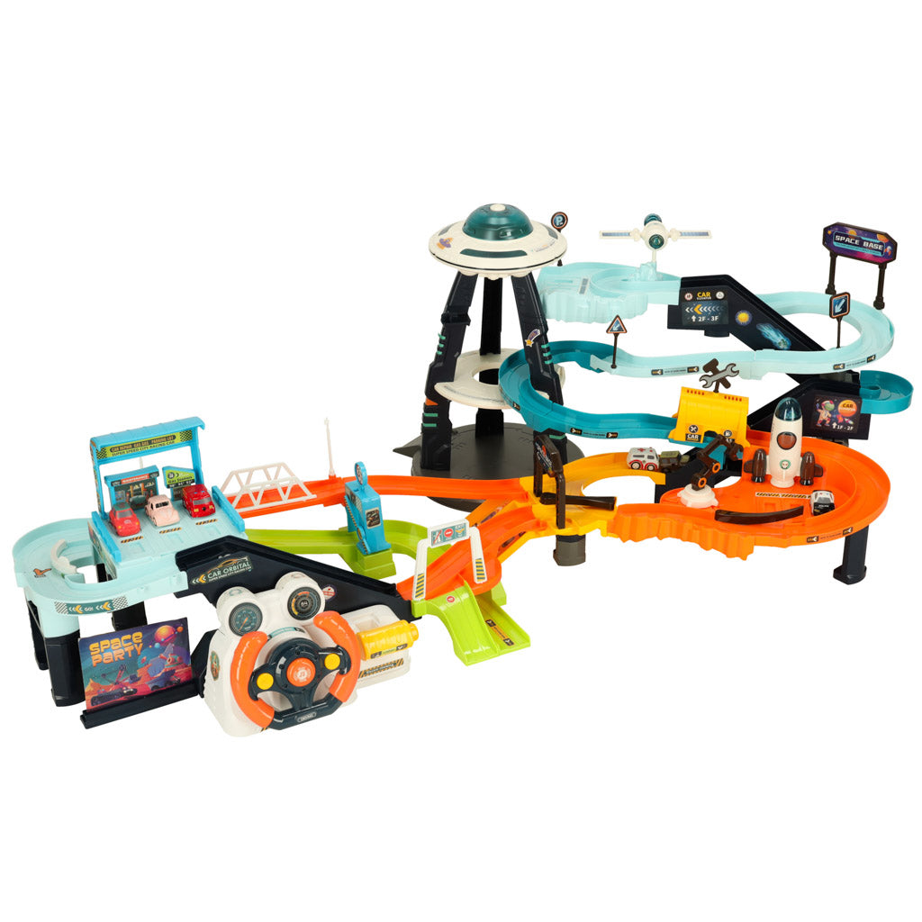 Autostāvvieta autostāvvietas stacija 6 automašīnām | EcoToys