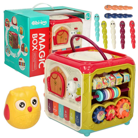 Sensorā rotaļlieta bērniem kubs 6in1 | EcoToys