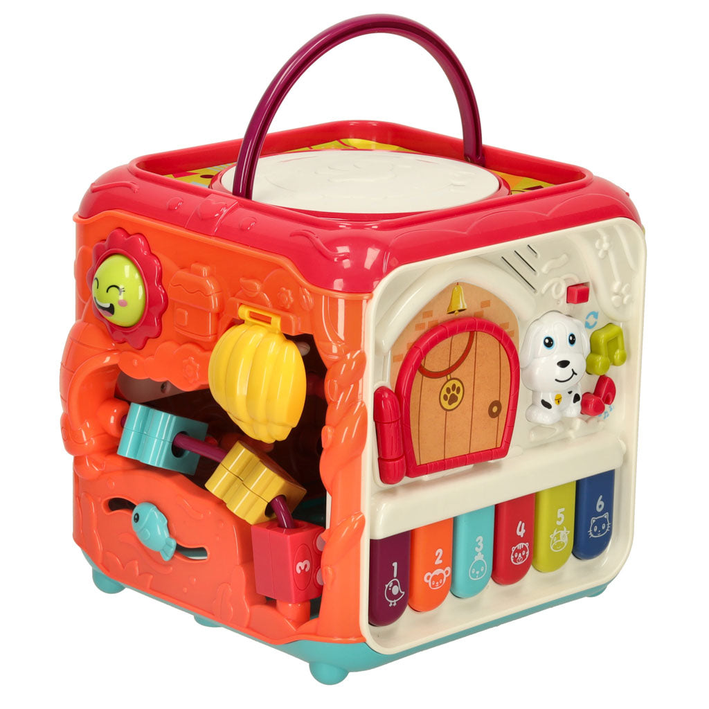 Sensorā rotaļlieta bērniem kubs 6in1 | EcoToys