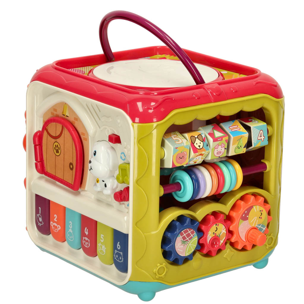 Sensorā rotaļlieta bērniem kubs 6in1 | EcoToys