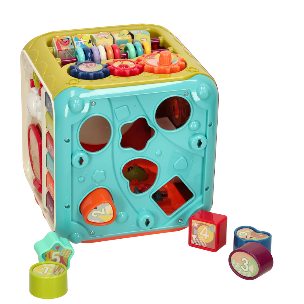 Sensorā rotaļlieta bērniem kubs 6in1 | EcoToys