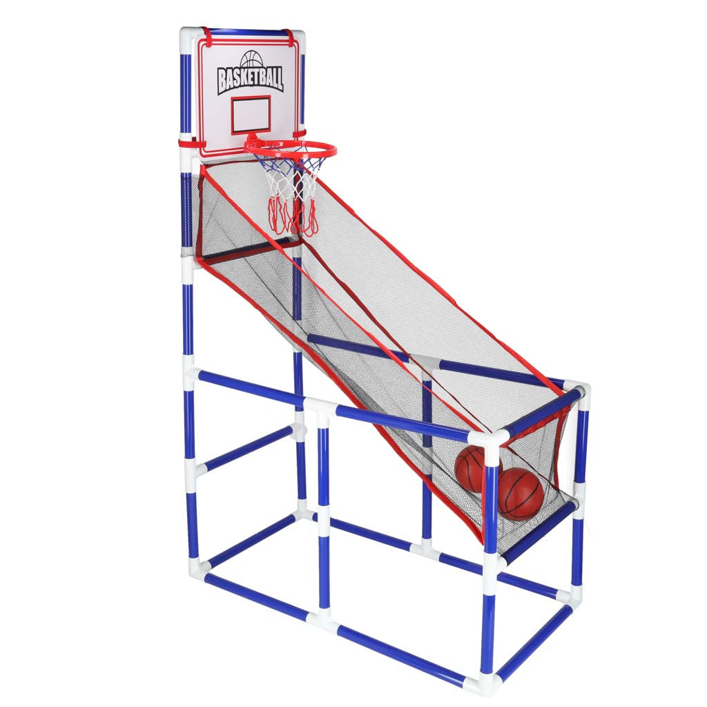 Basketbola sporta arkādes spēle portatīvais basketbols 2 bumbas sūknis | EcoToys