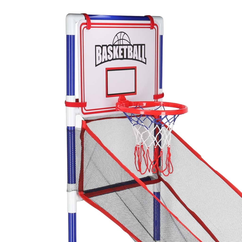 Basketbola sporta arkādes spēle portatīvais basketbols 2 bumbas sūknis | EcoToys