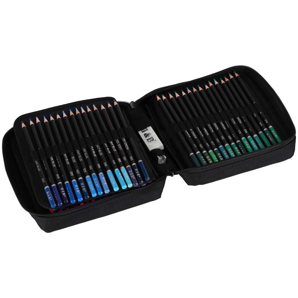 Krāsainie zīmuļi korpusā, komplekts ar 120 gab. | EcoToys