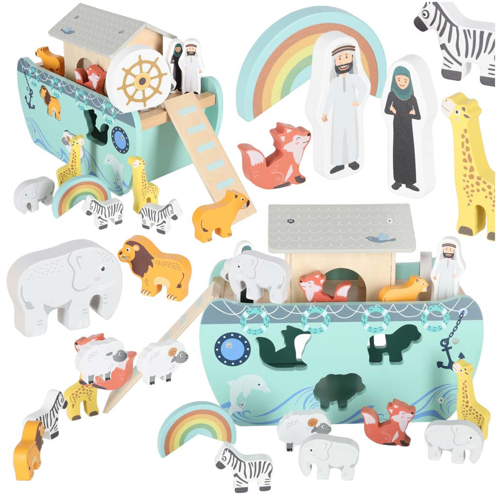 Noasa šķirsts koka laivu šķirotājs | EcoToys