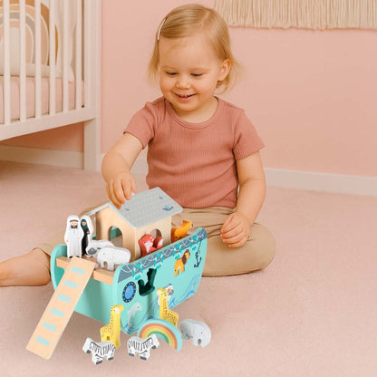 Noasa šķirsts koka laivu šķirotājs | EcoToys