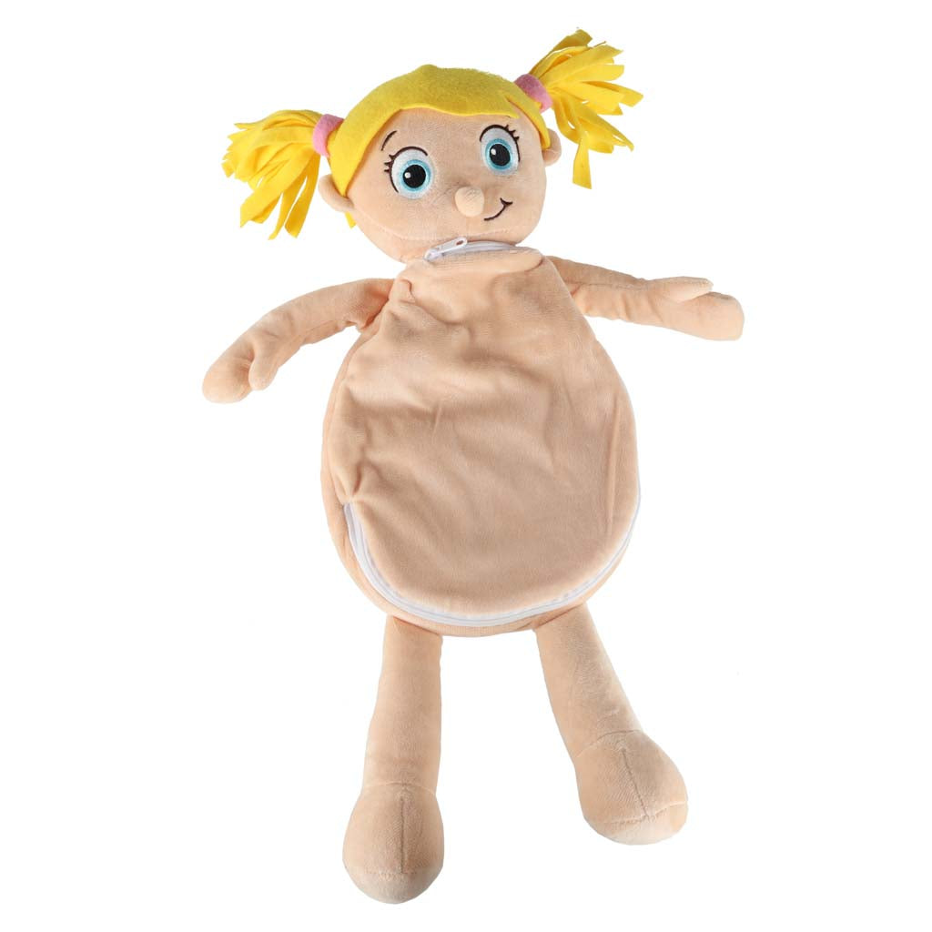 Maskot lelle, kas mācās anatomiju meitene | EcoToys