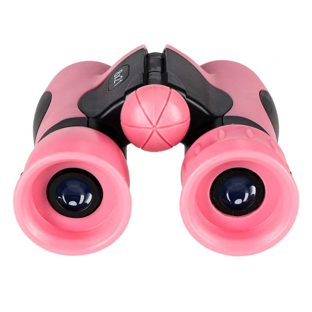 Bērnu binoklis putnu un debesu novērošanai, 8x 21 mm, HD, rozā futrālis | EcoToys