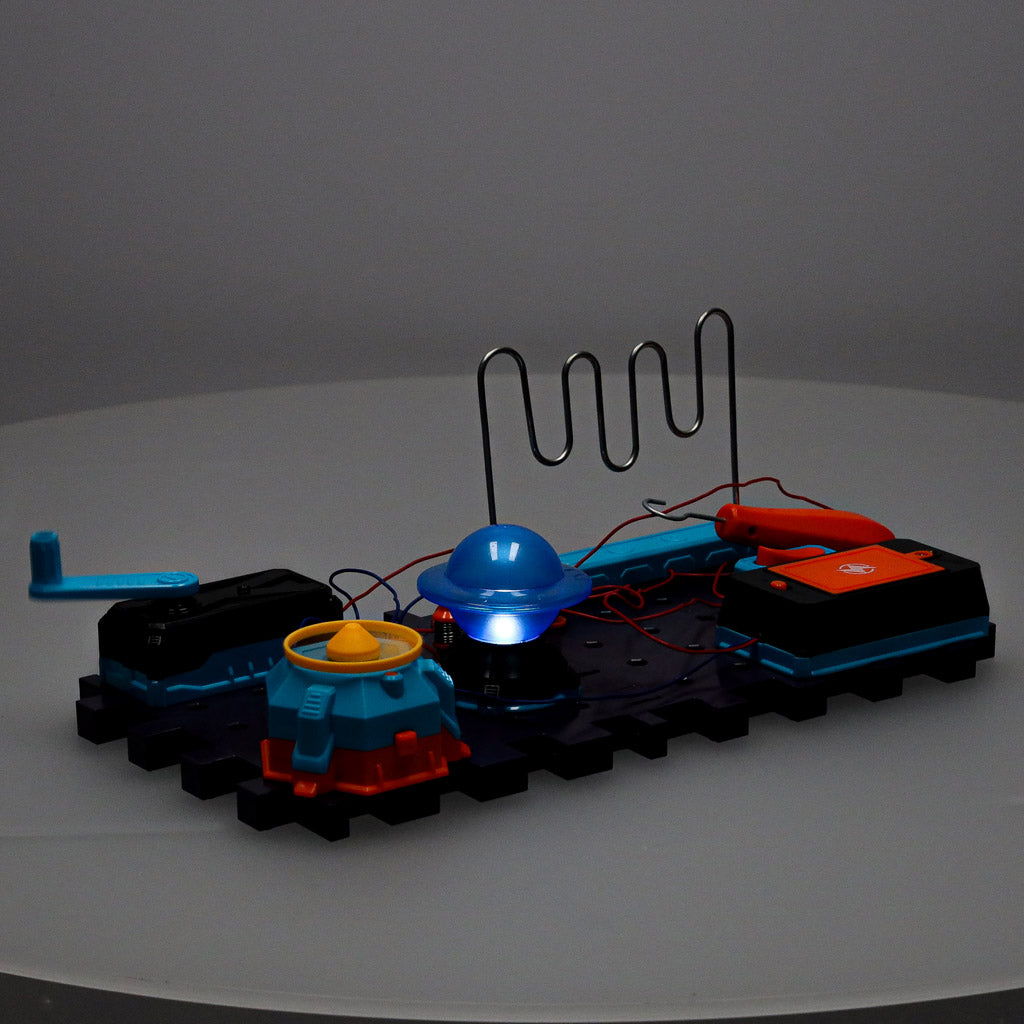 Neliels elektronikas elektriķis izglītības eksperimentālais komplekts | EcoToys