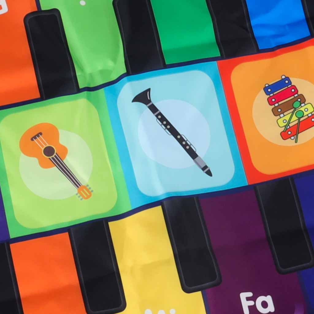 Bērnu interaktīvais muzikālais deju paklājs 8 instrumenti 10 melodijas | EcoToys
