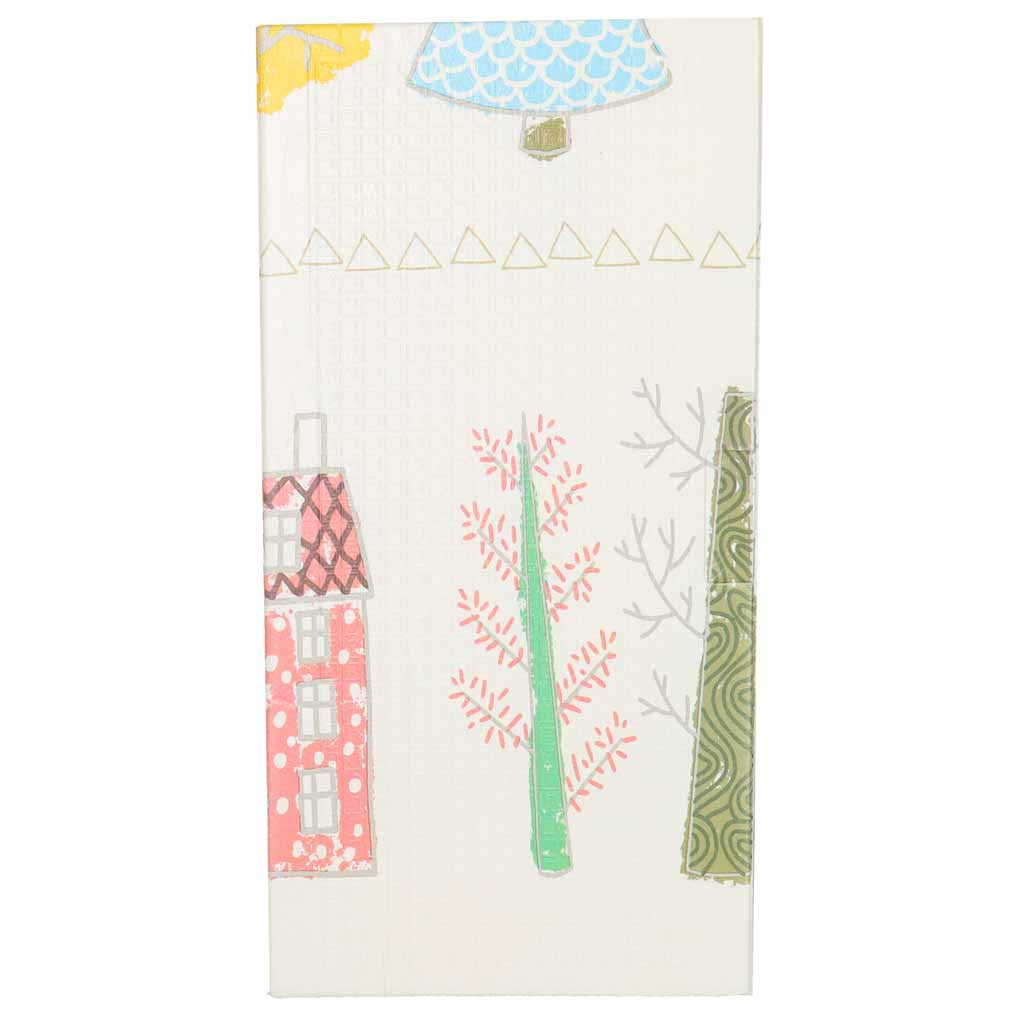 Izglītojošs divpusējs salokāms putuplasta paklājs 150x200cm lācīši koki | EcoToys
