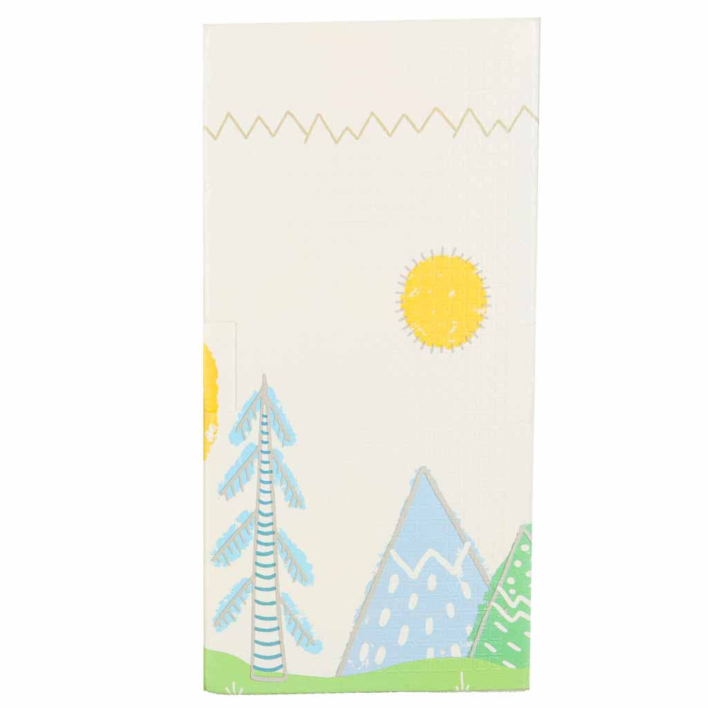 Izglītojošs divpusējs salokāms putuplasta paklājs 150x200cm lācīši koki | EcoToys