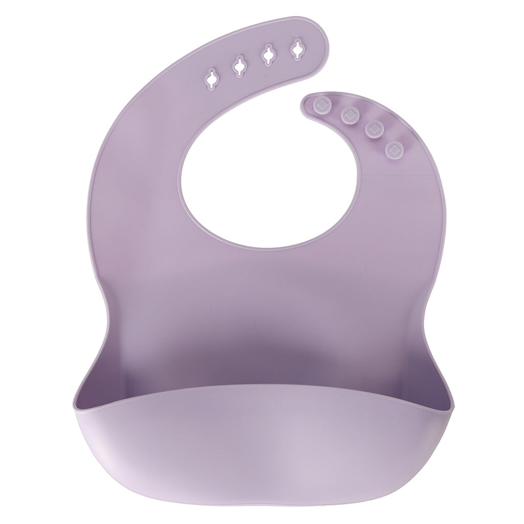 Bērnu silikona trauki krabju komplekts 9 gabaliņi violeti | EcoToys