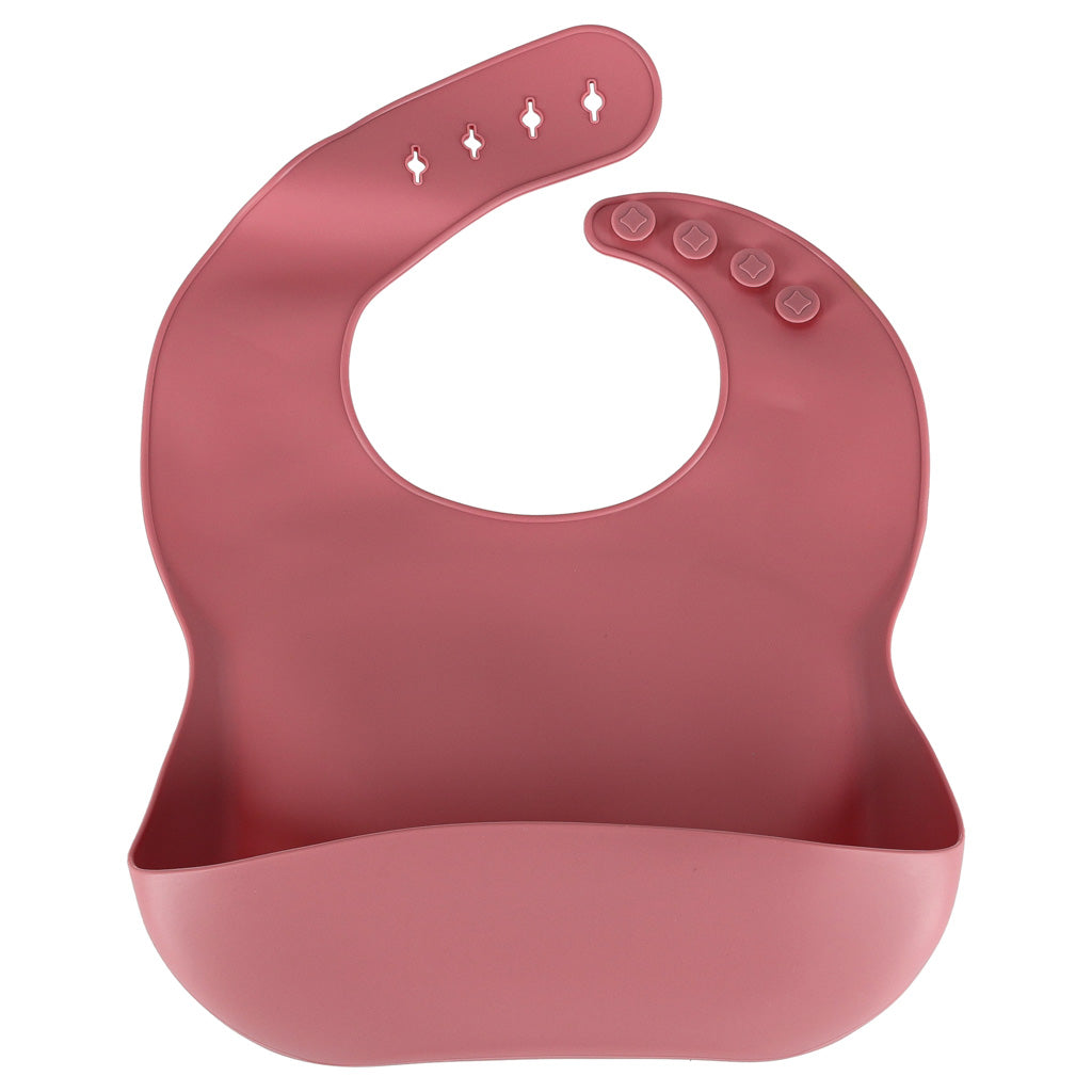 Silikona trauku komplekts mazuļiem “Krabis”, 9 gab., tumši rozā | EcoToys
