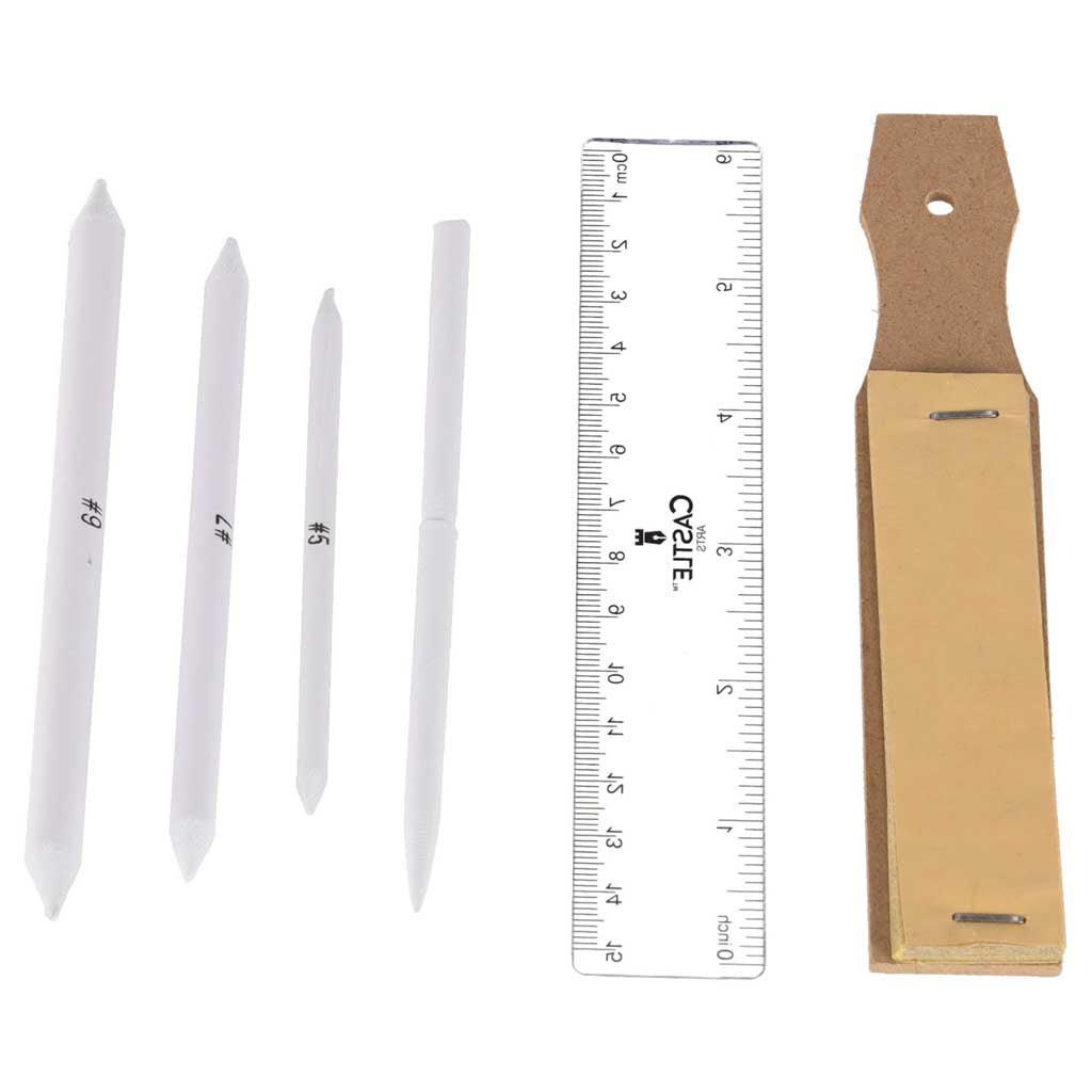 Skicēšanas un zīmēšanas zīmuļu komplekts, 54 gab. | EcoToys