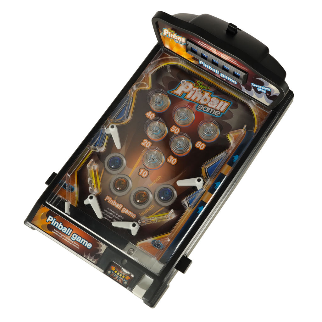 Pinball flipper arkādes spēļu galds ar apgaismojumu un mūziku | EcoToys