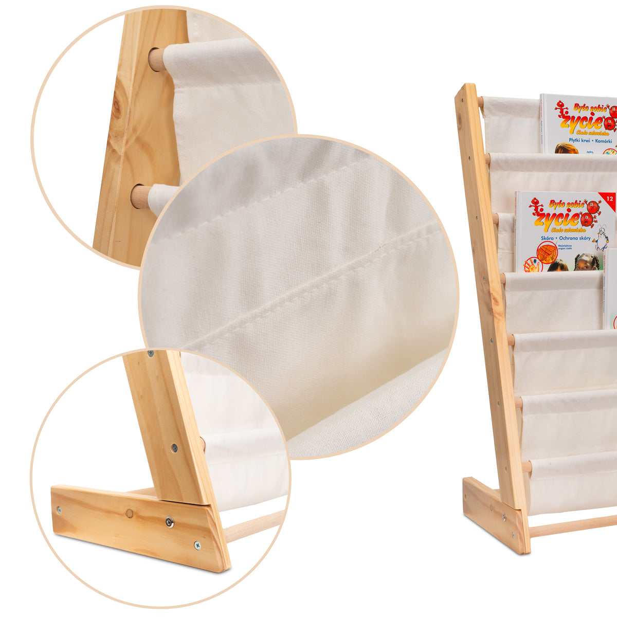 Bērnu grāmatu plaukts, 79 cm | EcoToys