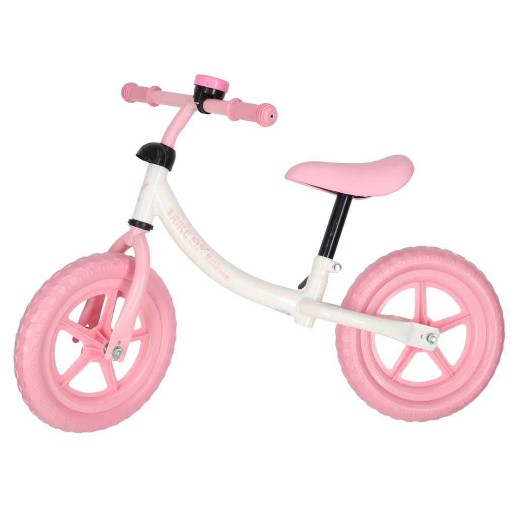 Trike Fix Balance līdzsvara velosipēds ar zvaniņu, rozā krāsā | EcoToys