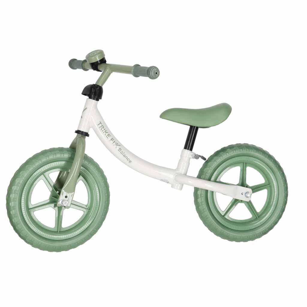 Trike Fix Balance līdzsvara velosipēds ar zvaniņu, zaļš | EcoToys