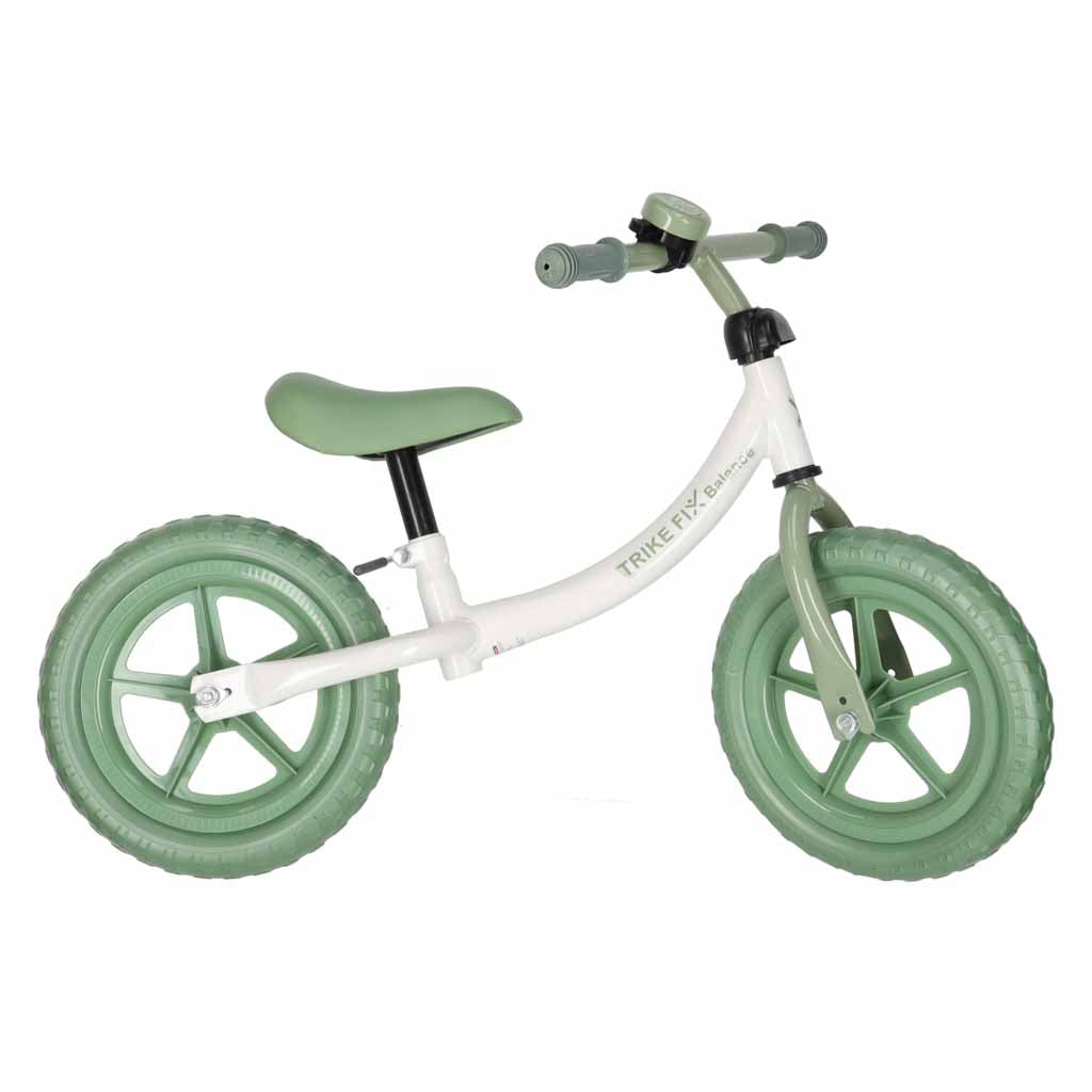 Trike Fix Balance līdzsvara velosipēds ar zvaniņu, zaļš | EcoToys
