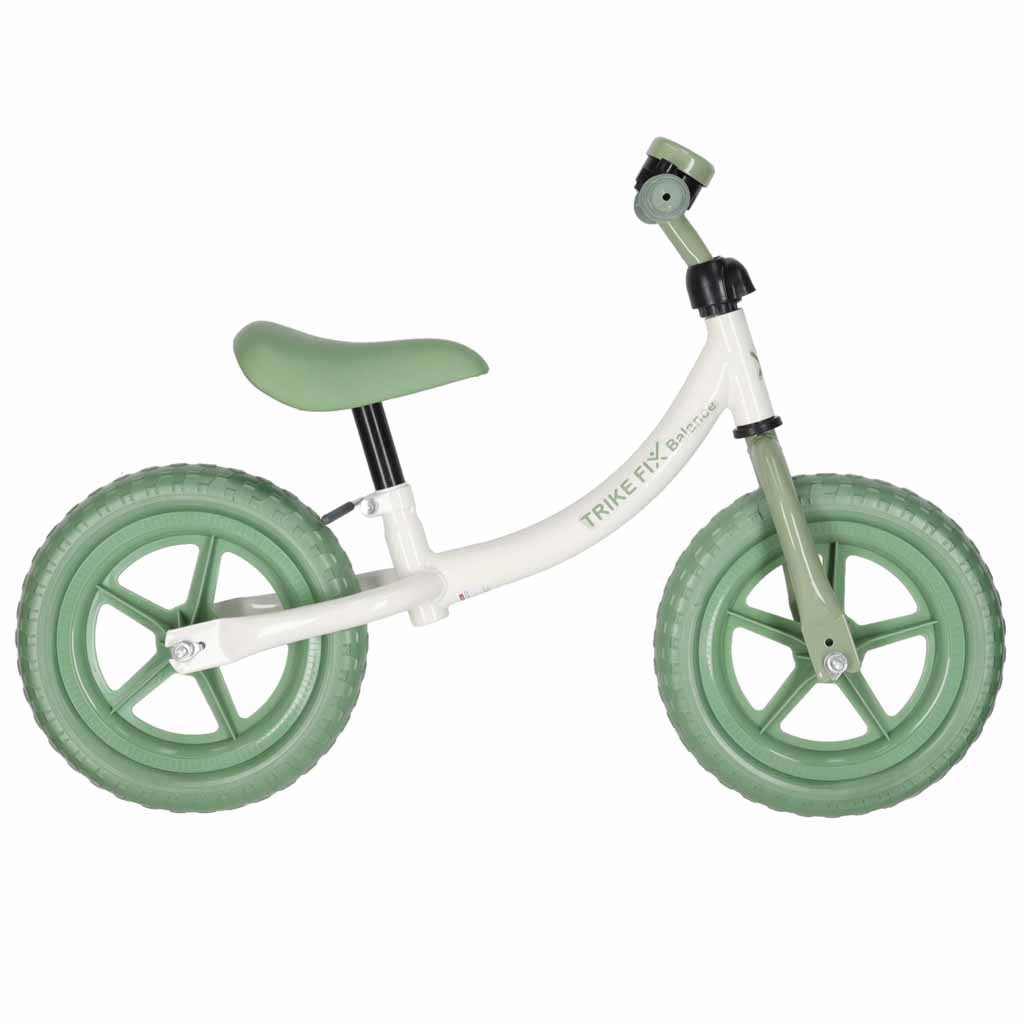 Trike Fix Balance līdzsvara velosipēds ar zvaniņu, zaļš | EcoToys