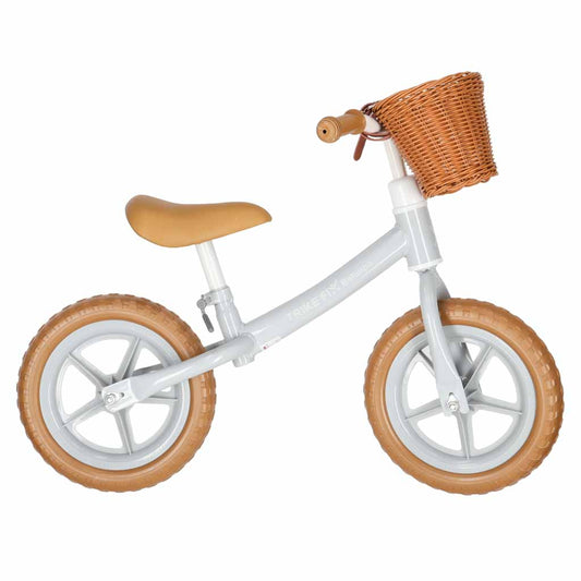 Trike Fix Balance līdzsvara velosipēds ar grozu, brūns | EcoToys