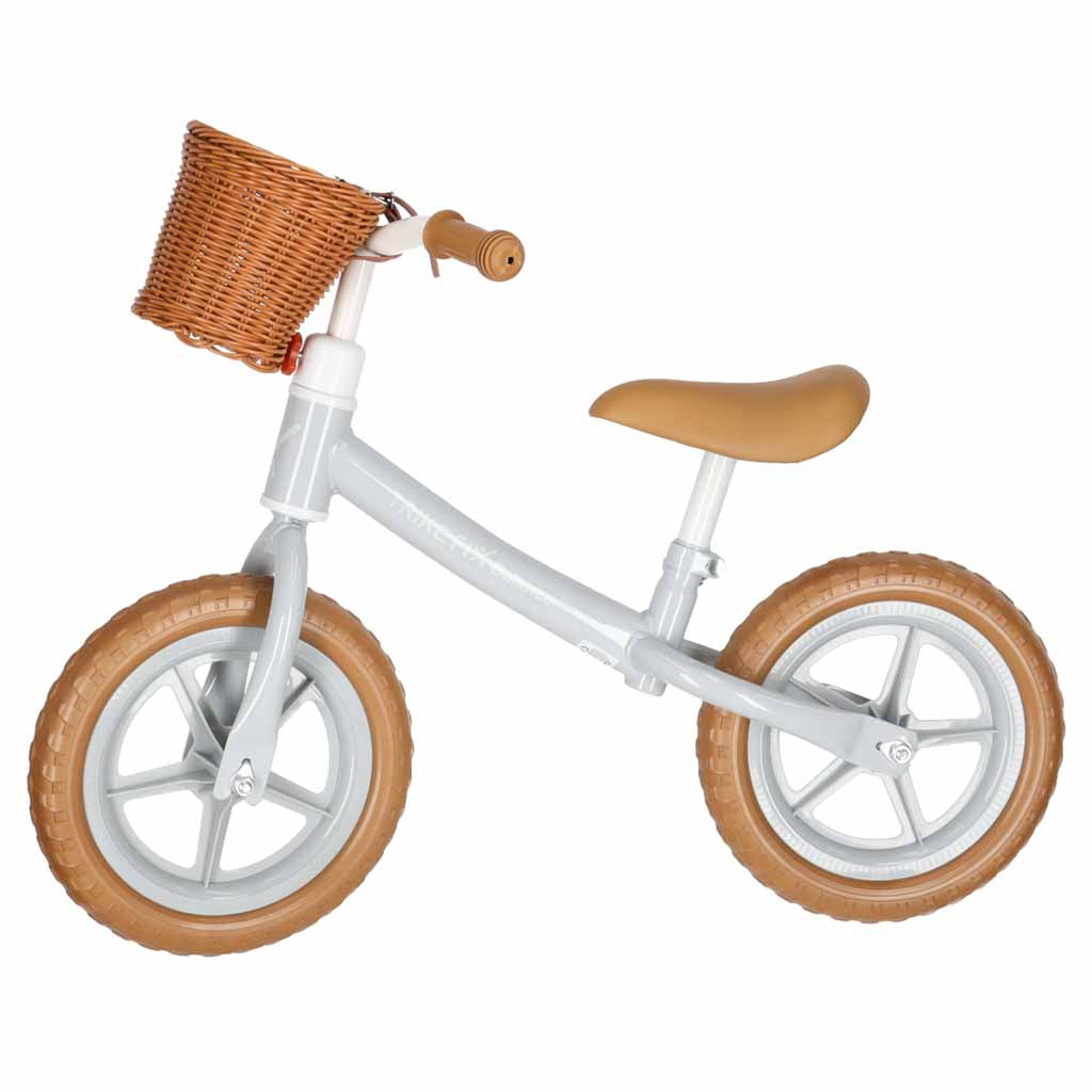 Trike Fix Balance līdzsvara velosipēds ar grozu, brūns | EcoToys