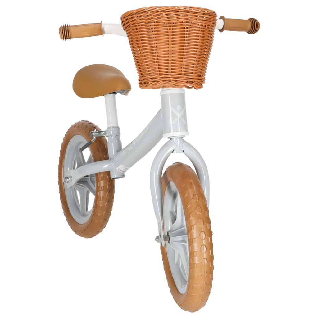 Trike Fix Balance līdzsvara velosipēds ar grozu, brūns | EcoToys