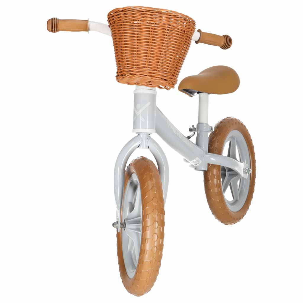 Trike Fix Balance līdzsvara velosipēds ar grozu, brūns | EcoToys