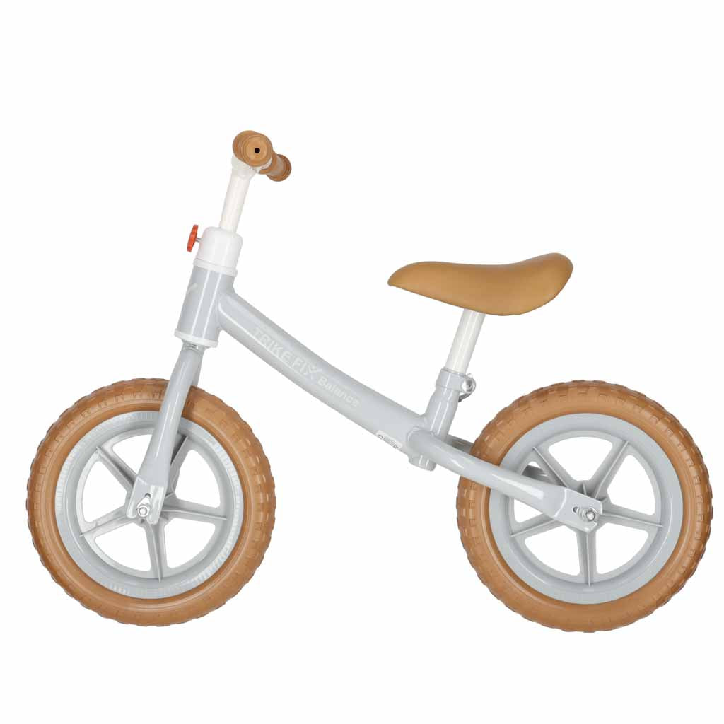 Trike Fix Balance līdzsvara velosipēds ar grozu, brūns | EcoToys
