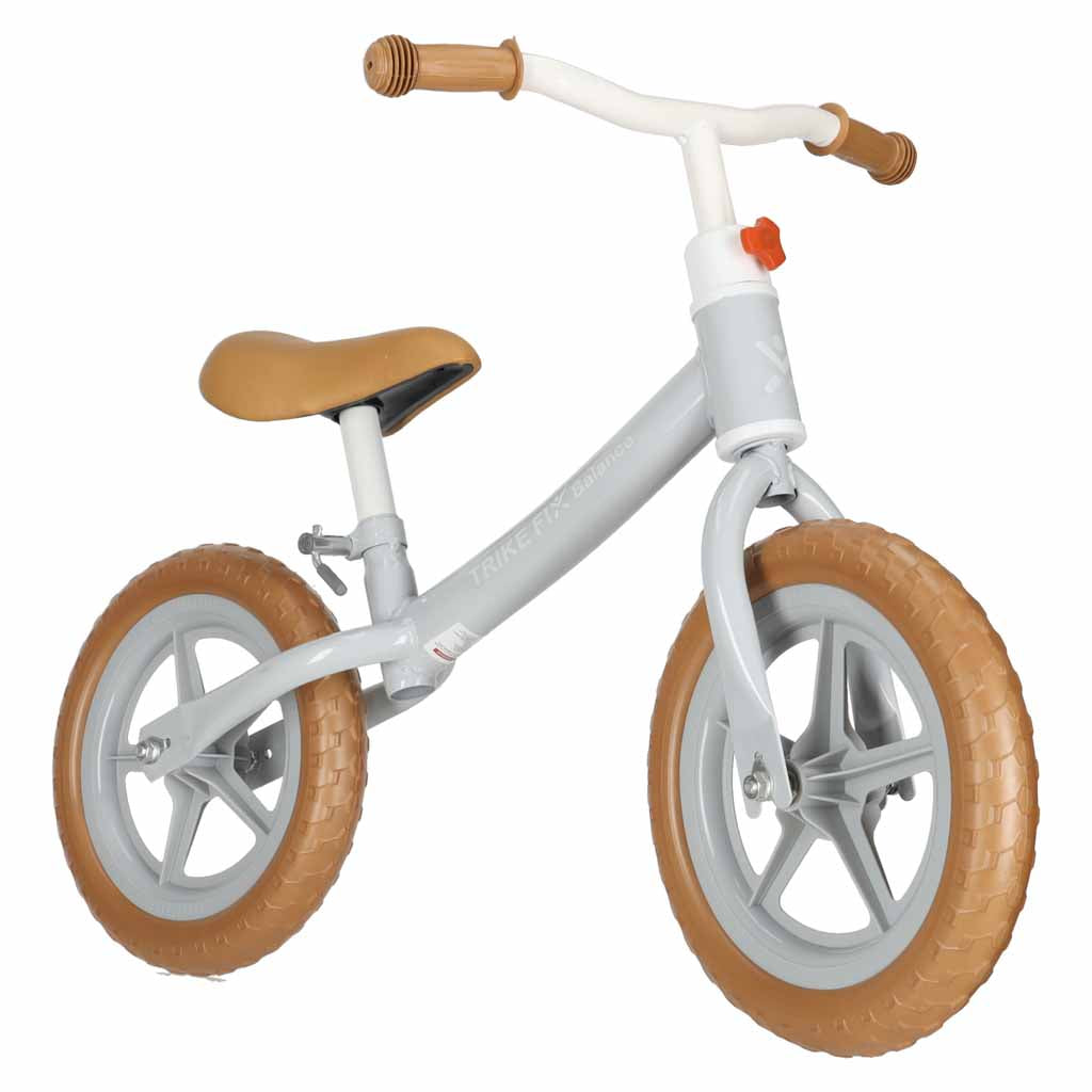 Trike Fix Balance līdzsvara velosipēds ar grozu, brūns | EcoToys