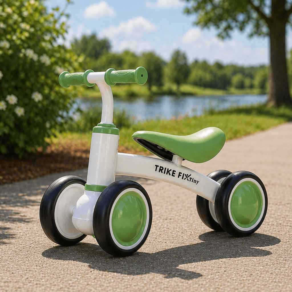 Trike Fix Tiny V2 skrejriteņš – zaļš bērnu velosipēds | EcoToys
