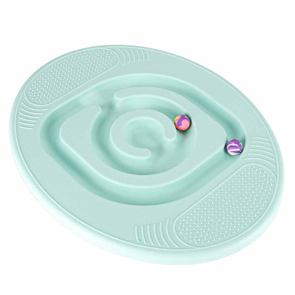 Līdzsvara baļķis ar zilām bumbiņām | EcoToys