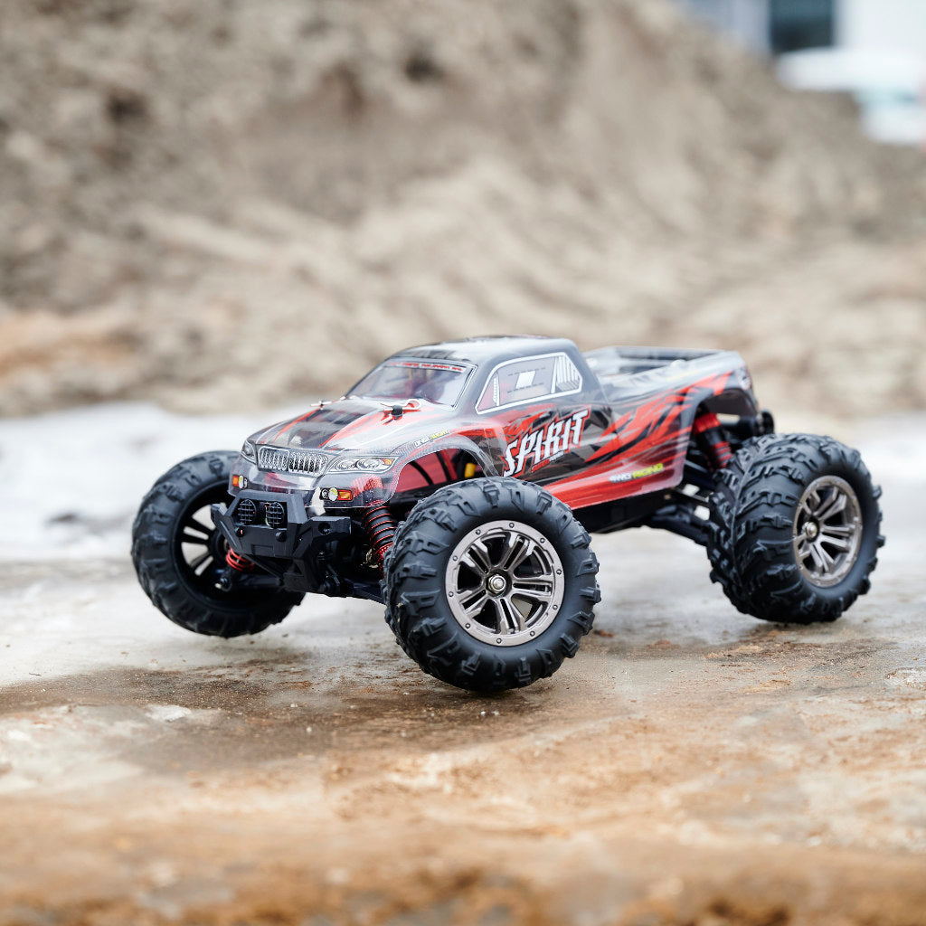 RC auto Q901 bezass 1:16 2.4G 4CH 52km/h sarkans | EcoToys