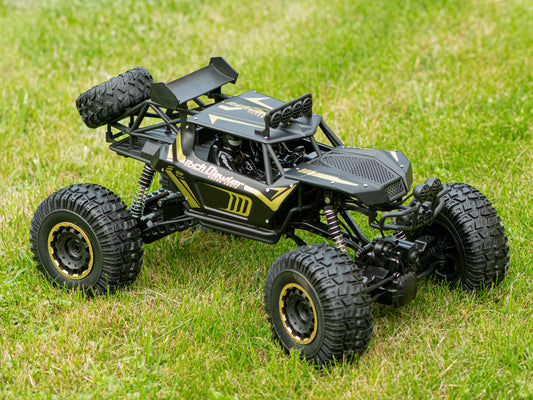 Liels tālvadības auto Rock Crawler 4×4, 1:8, 51 cm, melns | EcoToys