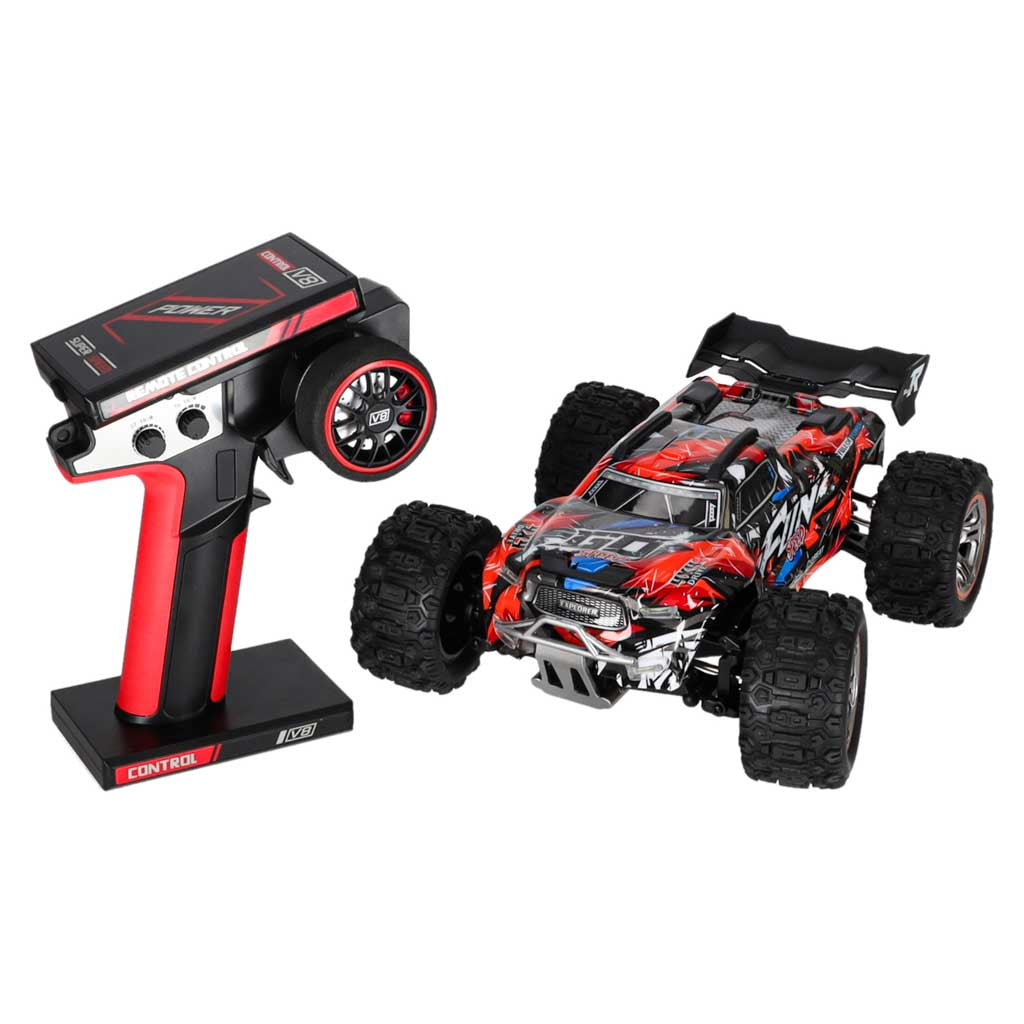 WLToys 184008 RC automašīna 1:18 4WD bezsuku LED RTR 60 km/h | EcoToys