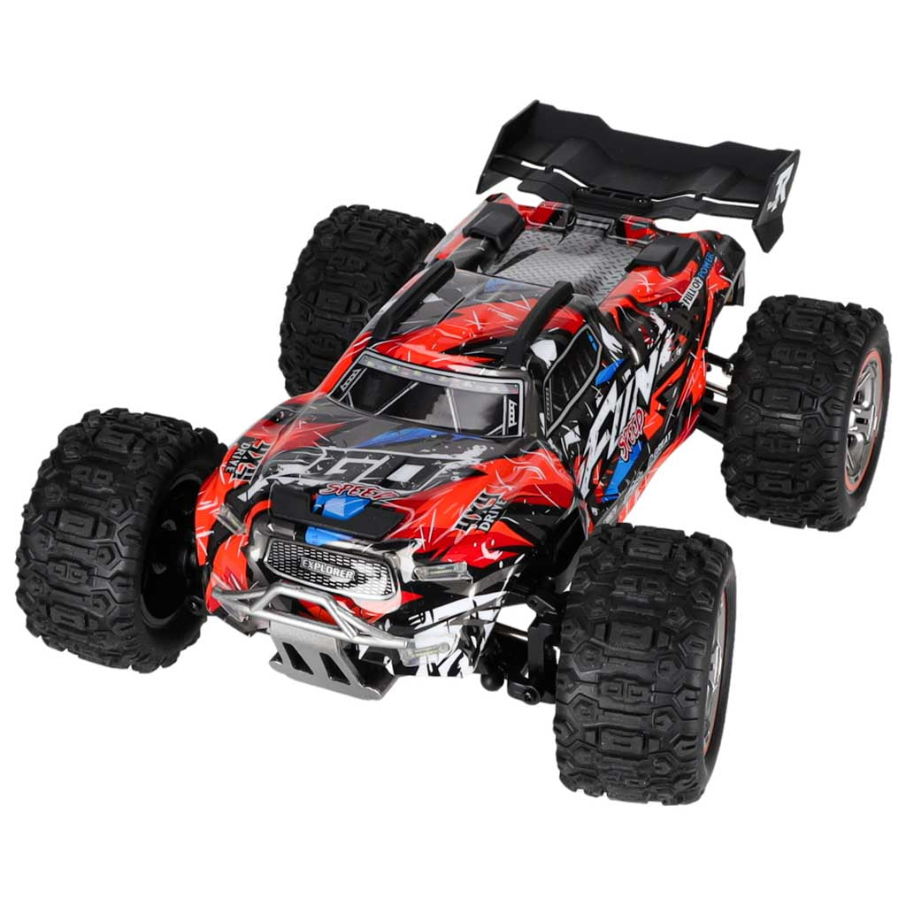 WLToys 184008 RC automašīna 1:18 4WD bezsuku LED RTR 60 km/h | EcoToys