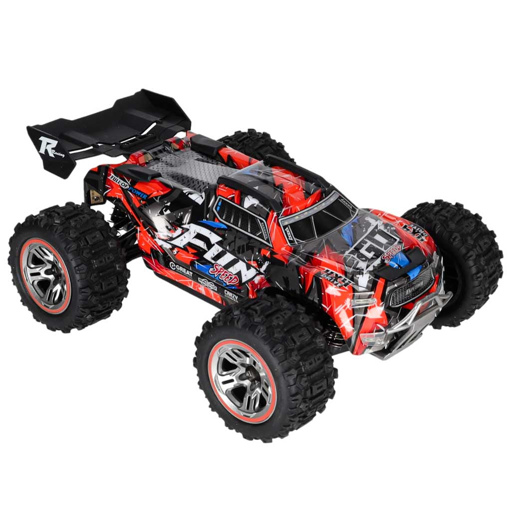 WLToys 184008 RC automašīna 1:18 4WD bezsuku LED RTR 60 km/h | EcoToys