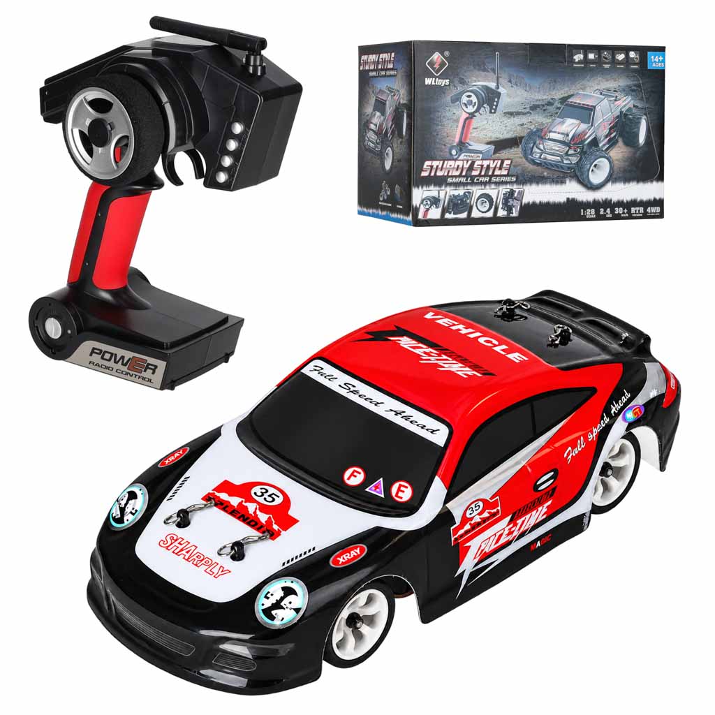 WLToys K969 Drift RC automašīna 1:28 4WD RTR 2,4 GHz 30 km/h | EcoToys