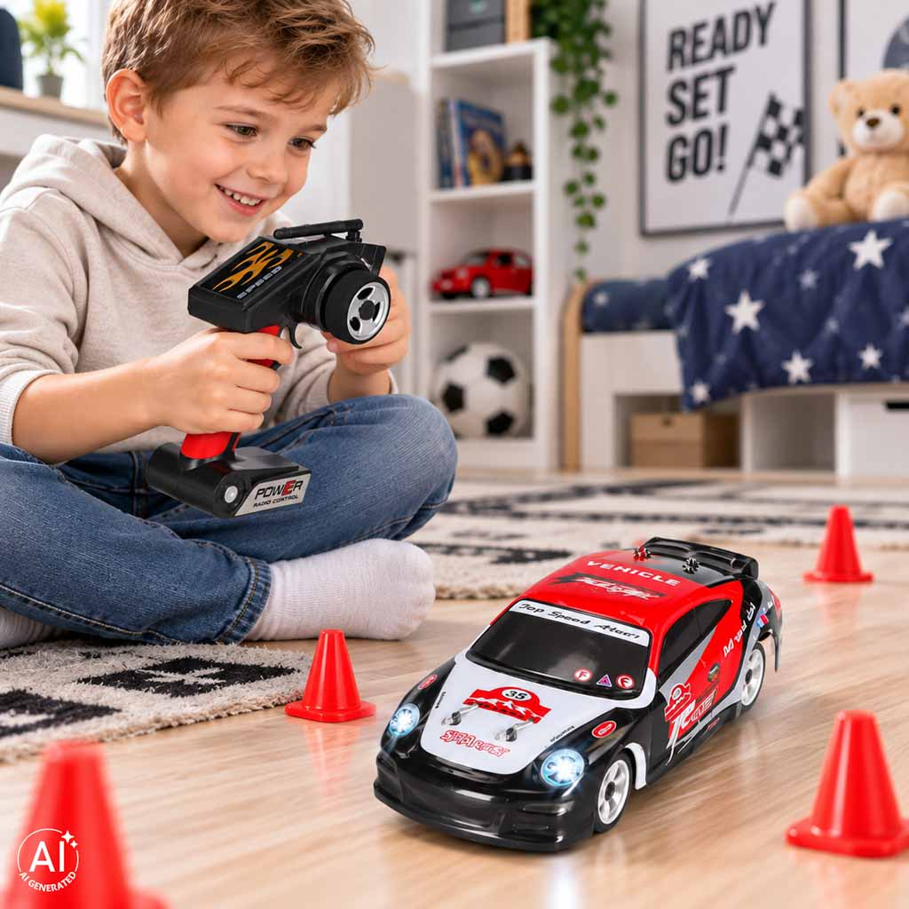 WLToys K969 Drift RC automašīna 1:28 4WD RTR 2,4 GHz 30 km/h | EcoToys